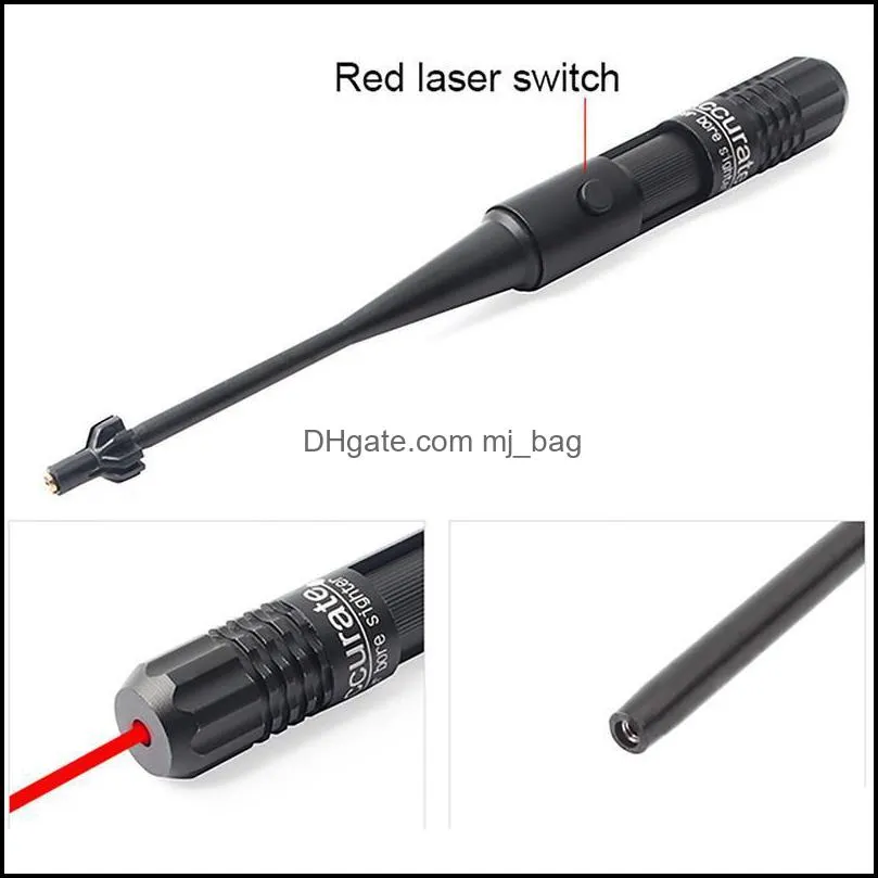 Red Dot Laser Scope Calibrator Aiming Pointer Kit 5mw 650nm Collimator Aluminum Alloy Rifle Scope Laser Pointer Aiming T jllLSl