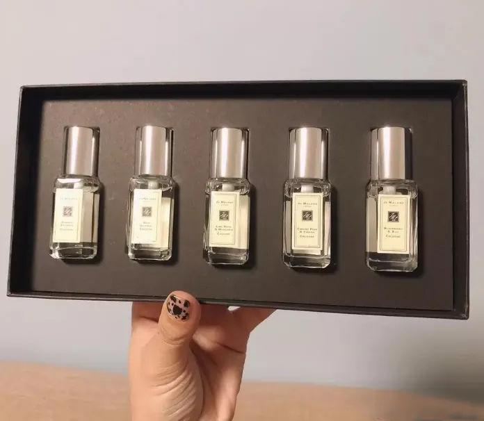 Jo Malone Perfume Set 9mlx5 Bottles Unisex Edp Fragrance Long Lasting