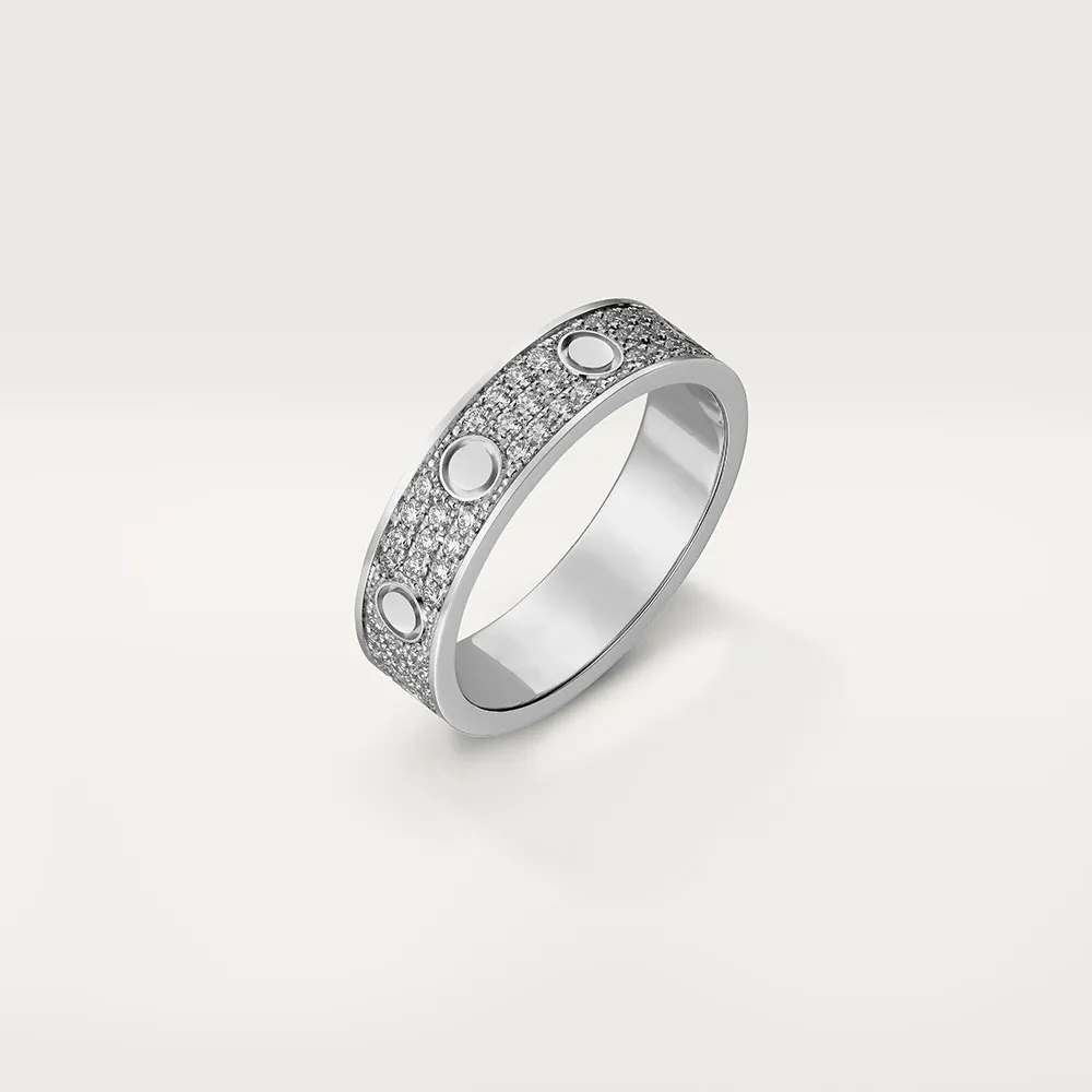 Обручальное кольцо High Edition Love, 3 ряда, кольца с бриллиантами для женщин и мужчин, титановая сталь 316L, полный CZ, дизайнерские украшения, Aneis Anel Bague Femme, классический дизайн