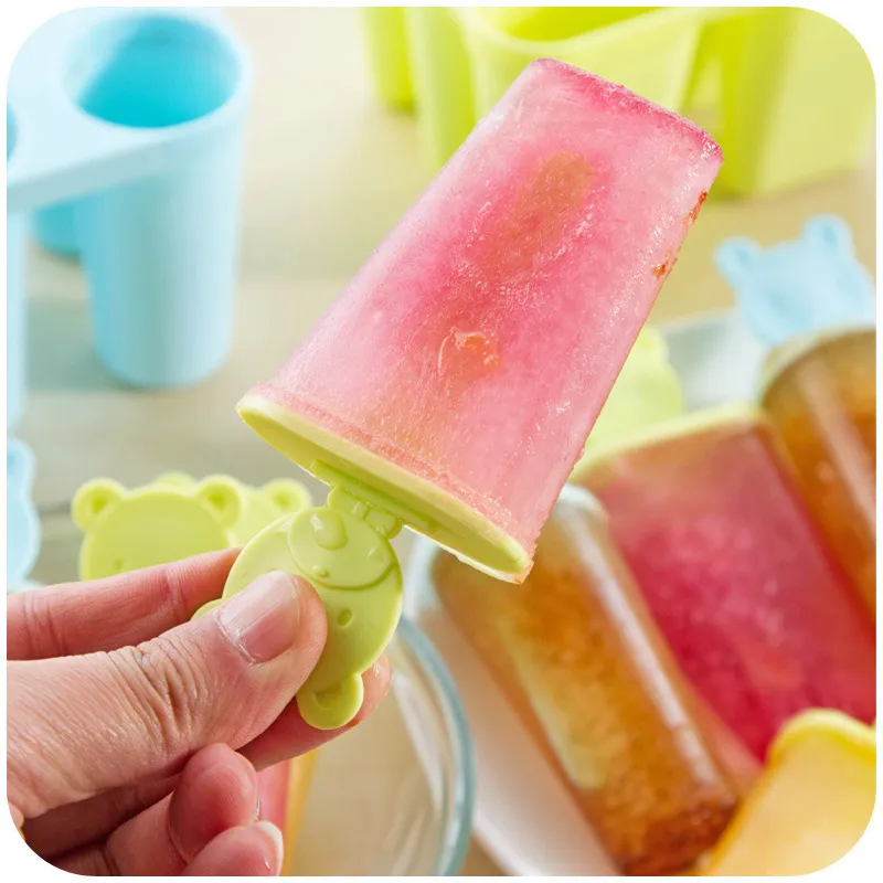 thumbnail image 2 of YuLohass Ice Lolly Moulds Silicone Popsicle Molds - 6 Cavity Ice Cream Mould With Sticks, 2 Shapes Reusable Ice Pop Moulds BPA Free Ice Lolly Maker 2 of 13