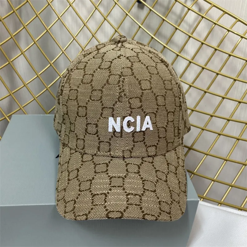 Modemerk BALL CAPS Designer Cap Hats For Women Men Luxe letters Wave Borduurwerk honkbal cap casquette denim print gemonteerde petten beanie