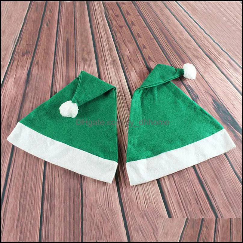 kids christmas knitted caps baby santa claus knitting hats infant knitted cap kids xmas hat winter beanies party hats 5 colors dh0125