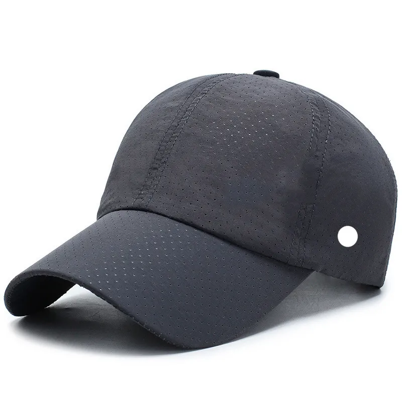 LL Outdoor Baseball Hoeden Yoga Vizieren Ball Caps Canvas Klein gat Vrije tijd Ademend Mode Zonnehoed voor Sport Cap Strapback Hoed #3250O