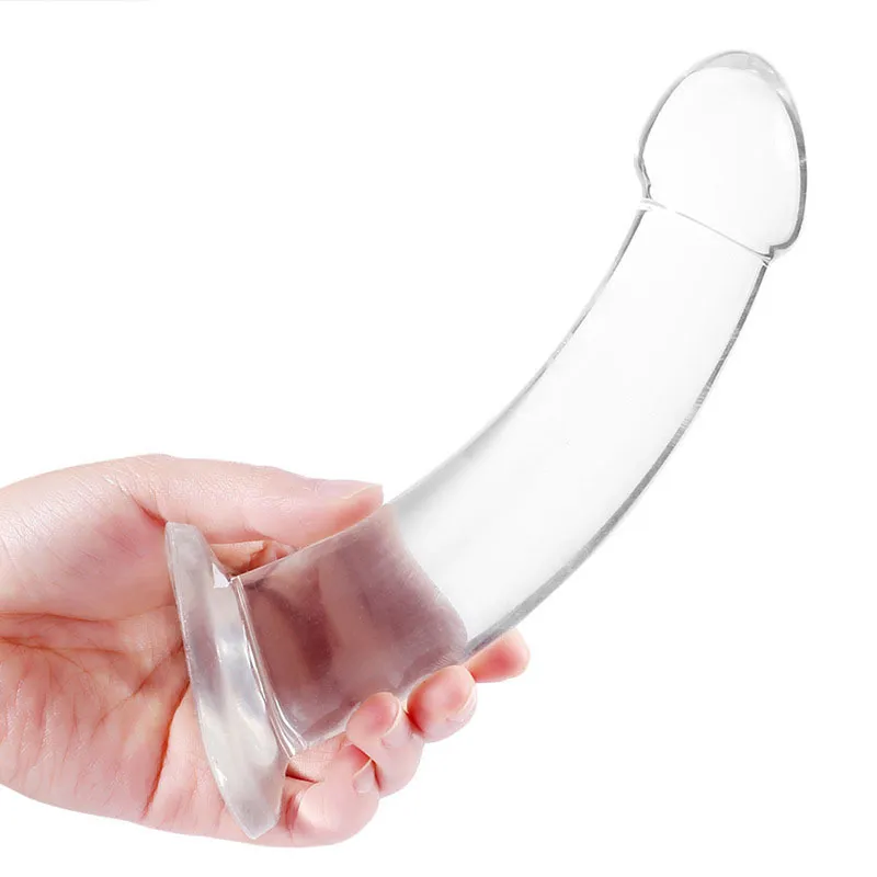 Strapon Sucker Dildo Memale Anal Didator透明なGスポット刺激調節可能なズボンS/M/L長い大人のセクシーなおもちゃ。