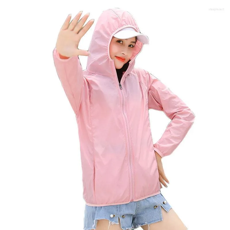 Женские траншевые пальто 2022 Летняя пляжная ультрафиолетная куртка Женская защита солнца.