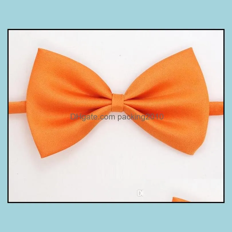 Adjustable Pet Dog Bows Tie Neck Accessory Necklace Collar Puppy Bright Color Pet Bows Dog Apparel Mix Color mk582