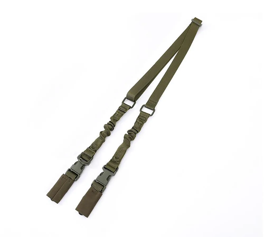 Élingue tactique Extra longue pour fusil à deux points, avec