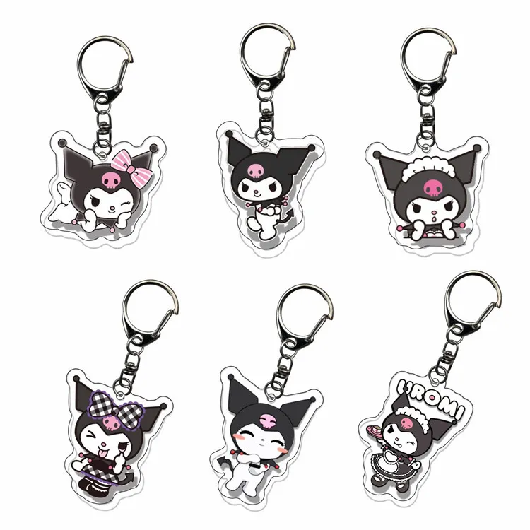 Anime Key Chain Toy Pendant Bag Acrylics Keyring Halloween Masquerade Costume Party Props ZX32