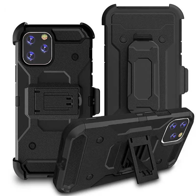 Étui à clip de ceinture pour Samsung galaxy A10E A21 A51 A20S lg K51 Stylo 6 Defender Case Armor Hybrid Heavy Duty Defender Holster Clip de protection