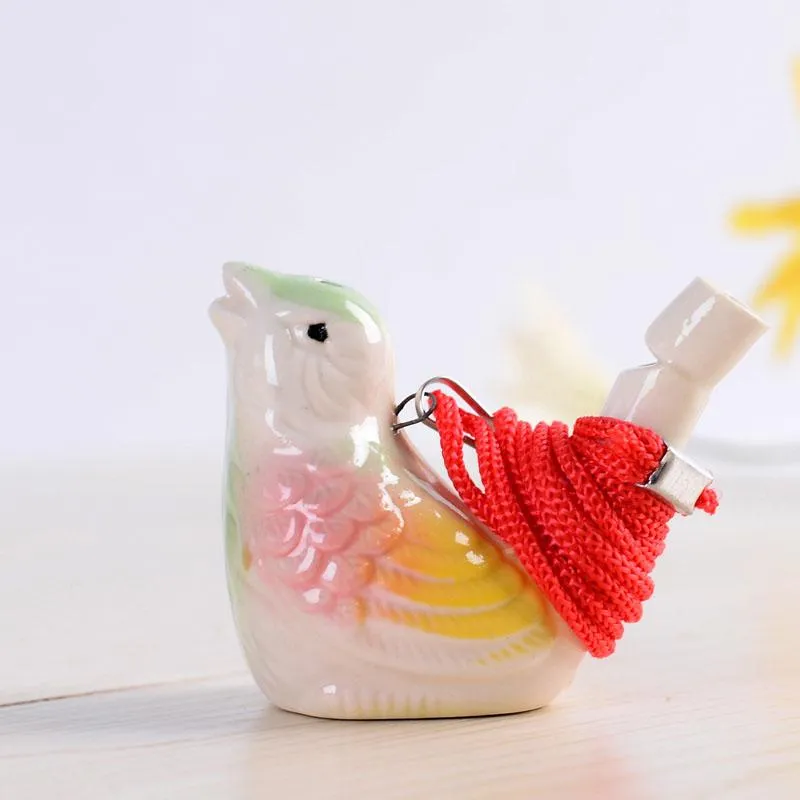 Creative Water Bird Whistle Clay Birds Ceramic Glazed Song Chirps Bath time Kids Toys Gift Christmas Party Favor Home Decoration BH5310 TYJ