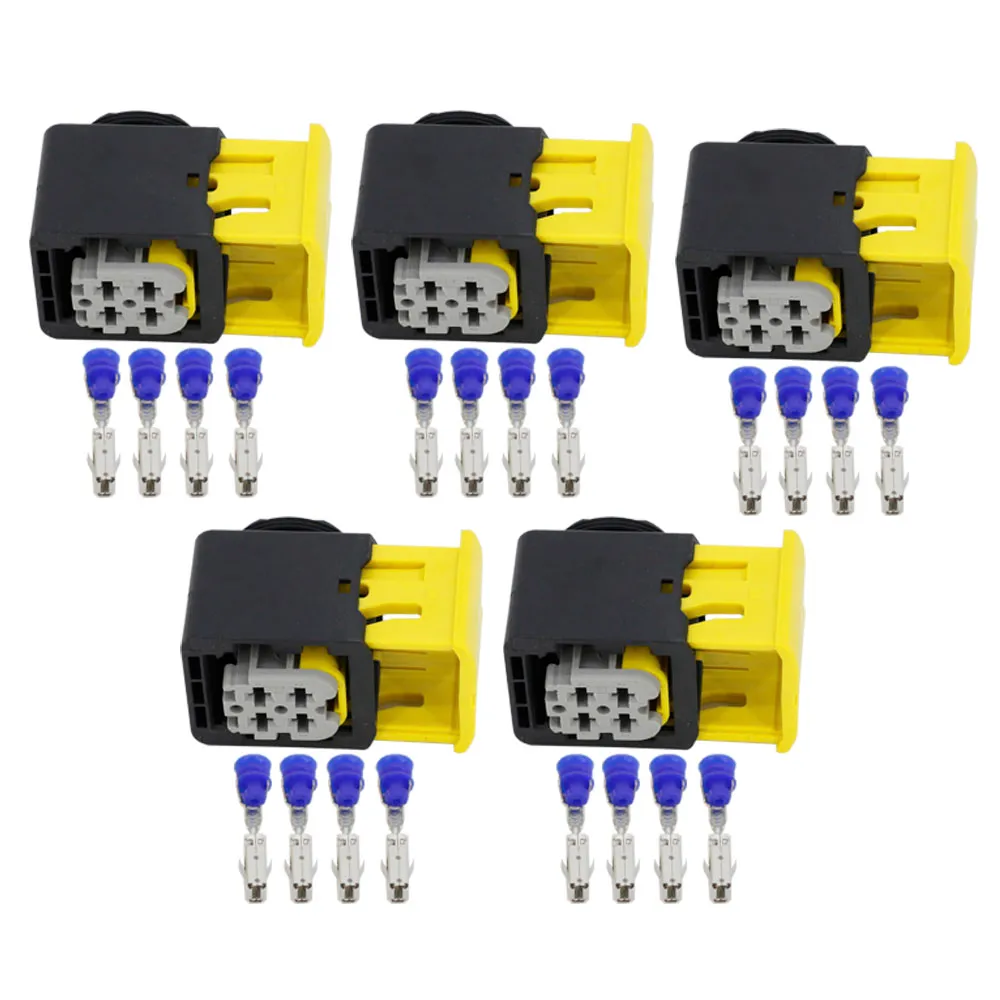 5 conjuntos de 4 pinos N-Oxygen Sensor Controller Harness conector automotivo com terminais 2-1418390-1