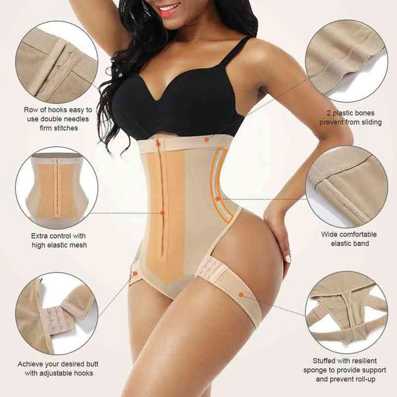 High Waist Shapewear Panties For Women High Elasticity Hip Lift