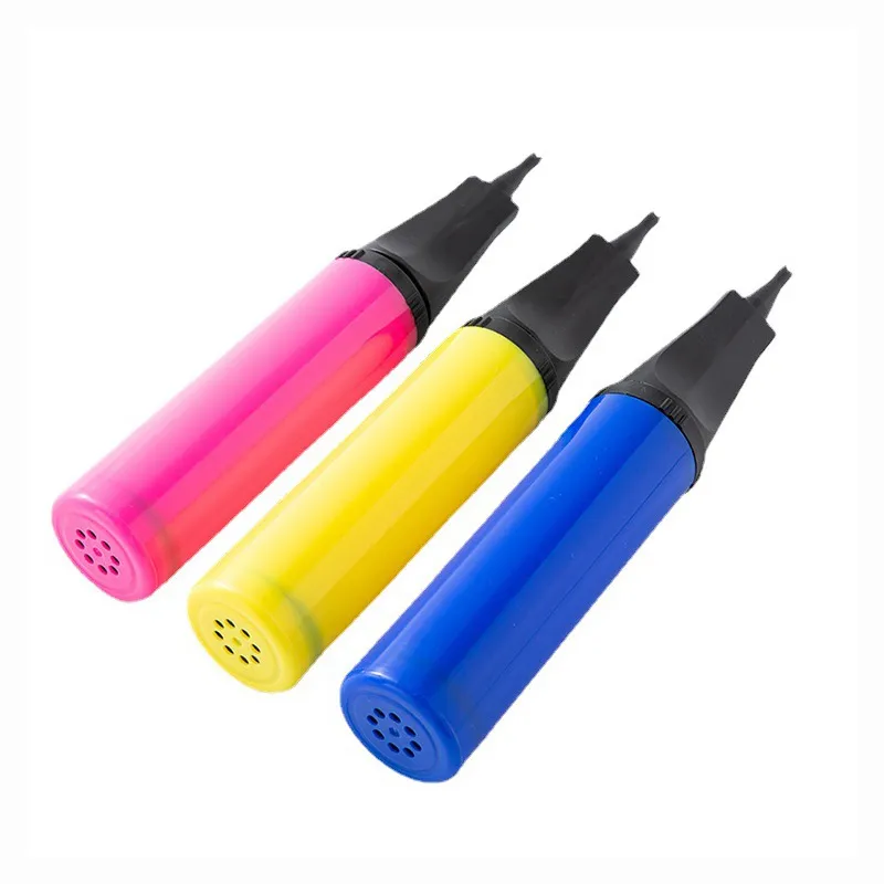 Balloon HAND PUMP Inflator for Latex Balloons Party Supplies MIXED COLORS Decorative Tools