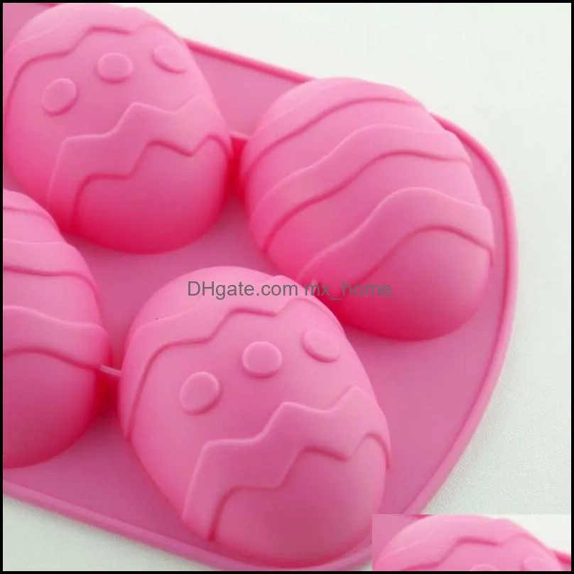 easter eggs cake moulds silicone environmental egg shape ice cream mould diy chocolate mold decorating tools wy526l
