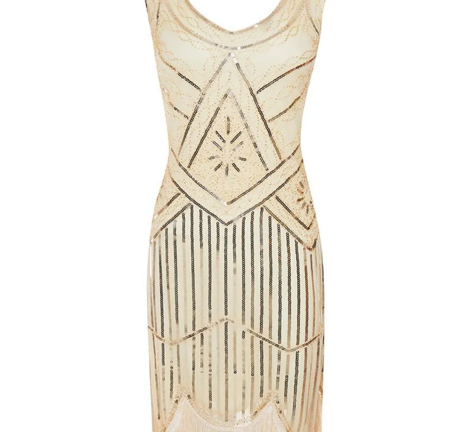 1920s Womens Flapper Cocktail Dress with Sequin Fringe Embellishments XS-4XL Plus Size from Dhgate Stage Wear - price 24.01 1920s Womens Flapper Cocktail Dress with Sequin Fringe Embellishments XS-4XL Plus Size from Dhgate Stage Wear - price 24.01