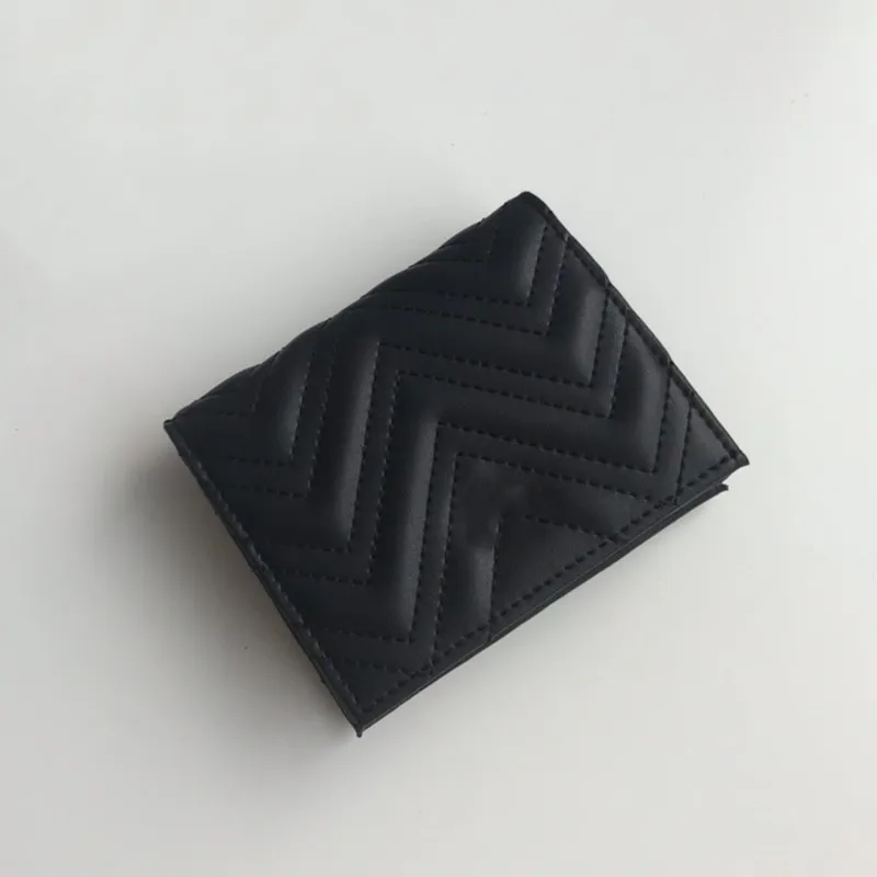 Top Quality Luxury Designer Women Wallet Case Coin Purse Pouch Quilted Leather 466492 Woman Mini Short Wallets 488109 Credit Card Holder Clutch Female Pocket Purses