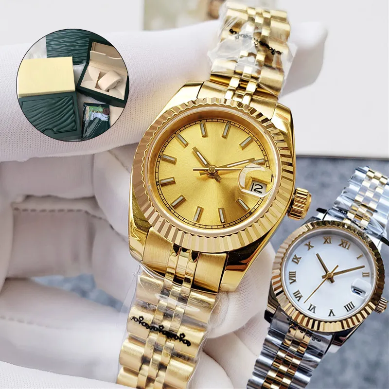 2023 Women Classic Wather Watch 28/31mm Movement Lady Wristwatches Full Full Detivity Tomanical Mechanical Mechanical Waterproof Valentine Watchs