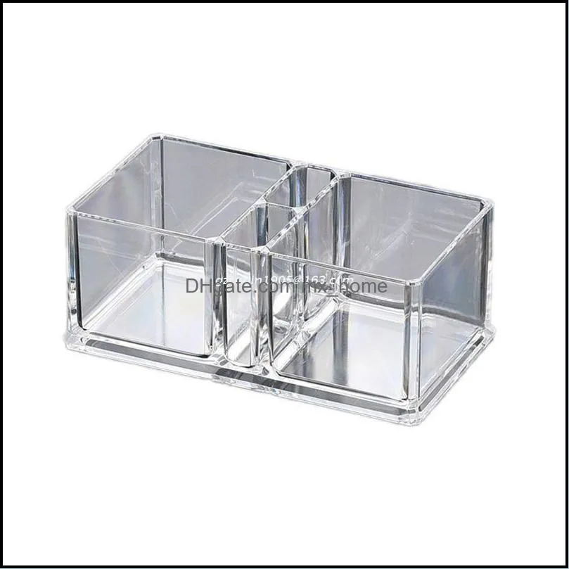 Tissue Boxes & Napkins Clear Acrylic Cocktail Napkin Holder Box Paper Serviette Dispenser Bar Caddy Straws Organiser For Dining Table
