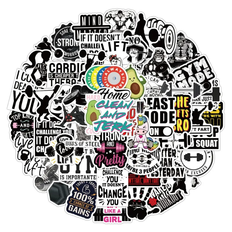 Adesivi 200 Pezzi Cool Neon Stickers per Bambini Adolescenti Adulti Vinile Impermeabili