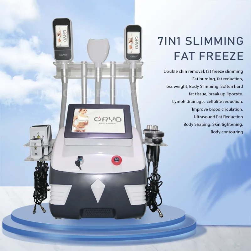 Липолазерная машина для похудения тела, удаление жира, липо-лазерная кавитация, ультразвуковая потеря веса, криозамораживание жира