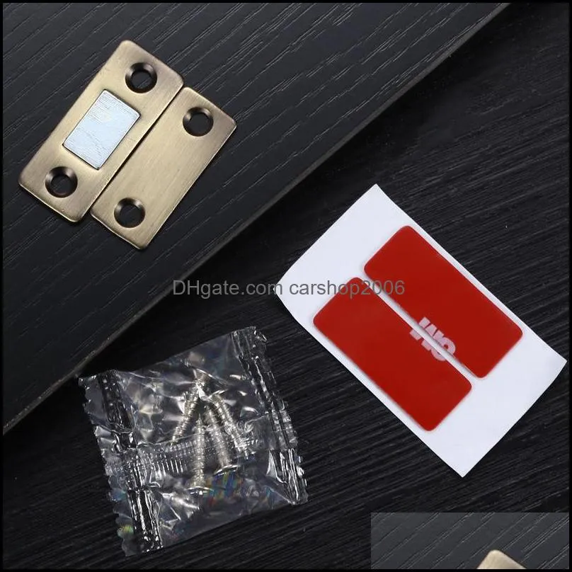 1Sets Magnetic Cabinet Catches Magnet Door Stops Hidden Door Closer For Drawer Cupboard Wardrobe Furniture Hardware Accessories