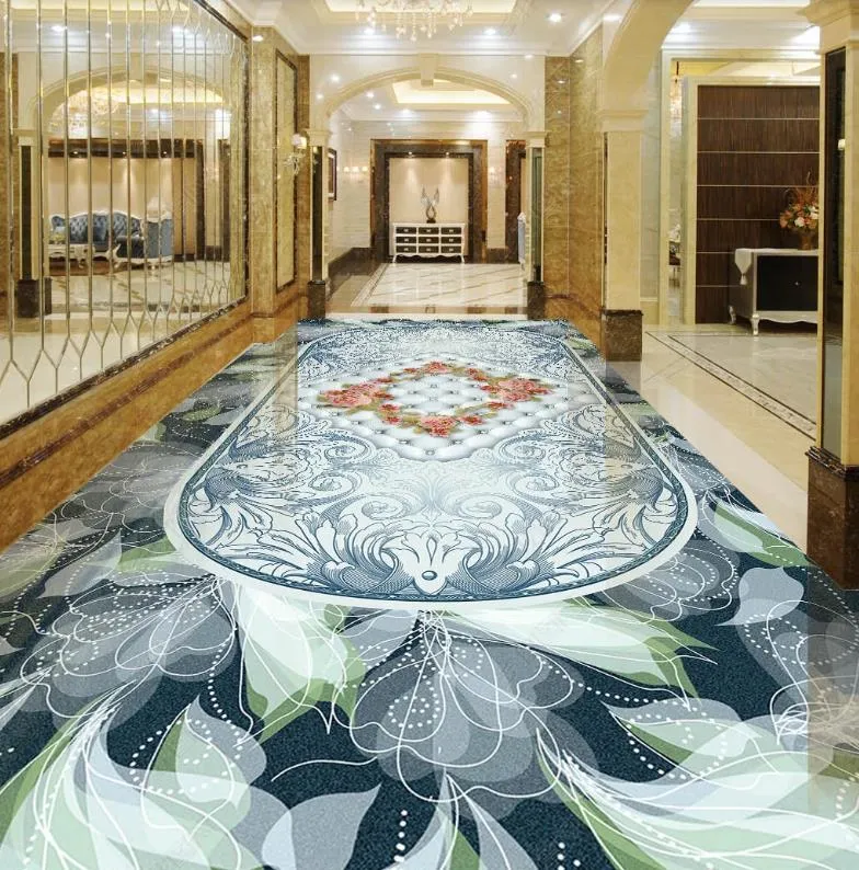 Home Decor Wallpapers Flooring Floor Paper Waterproof PVC Floor Stickers  Waterproof - China Floor Wallpaper, Floor Sticker