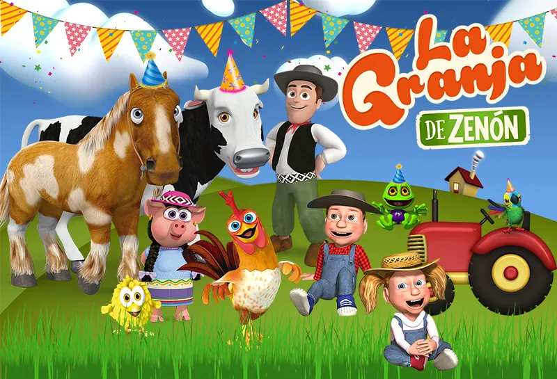 Фоновая Пользовательская Зеленая Травяная Ферма Бут Vinyl La.