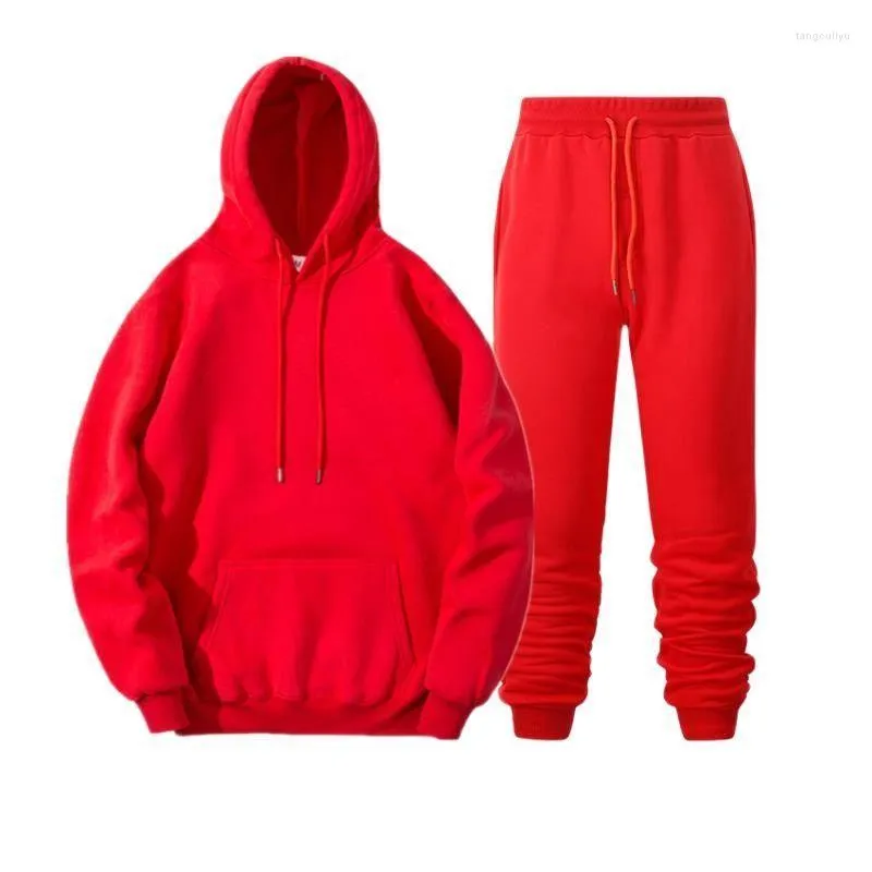 Hoodies للرجال Sweatshirts 2022 TrackSuit Men Men Male ذكر سروال من النوع الثقيل المقنعين المغطى بالرجال المرسى بدلة العرق للملابس الرياضية غير الرسمي S-3XL