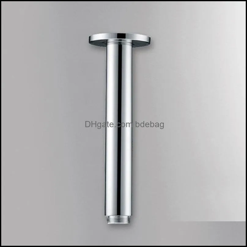 Free Shipping Wholesale And Retail Promotion Chrome Finish Brass Wall Mounted Round Bathroom Shower Head Arm