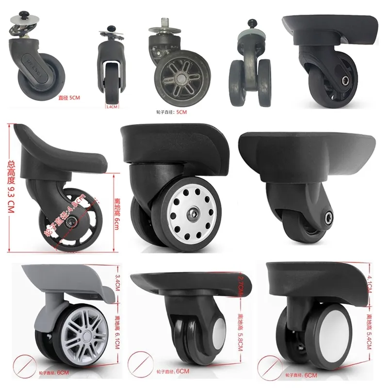 DHgate Delsey Luggage Wheel Accessories Universal Wheel Fittings Bag Hardware Repair Parts 220607 Bags Luggage Accessories
