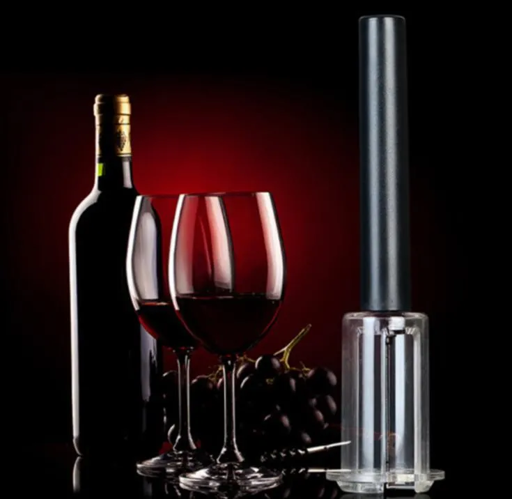 Home Dining Bar Red Wine Opener Air Pressure Stainless Steel Pin Type Bottle Pumps Corkscrew Cork Out Tool Kitchen SN2678