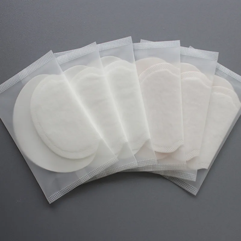 50PCS Sommer Deodorants Baumwolle Pads Achsel Achsel Schweiß Pads Kleid Einweg Stop Schweiß Aufkleber Schutz Absorbieren