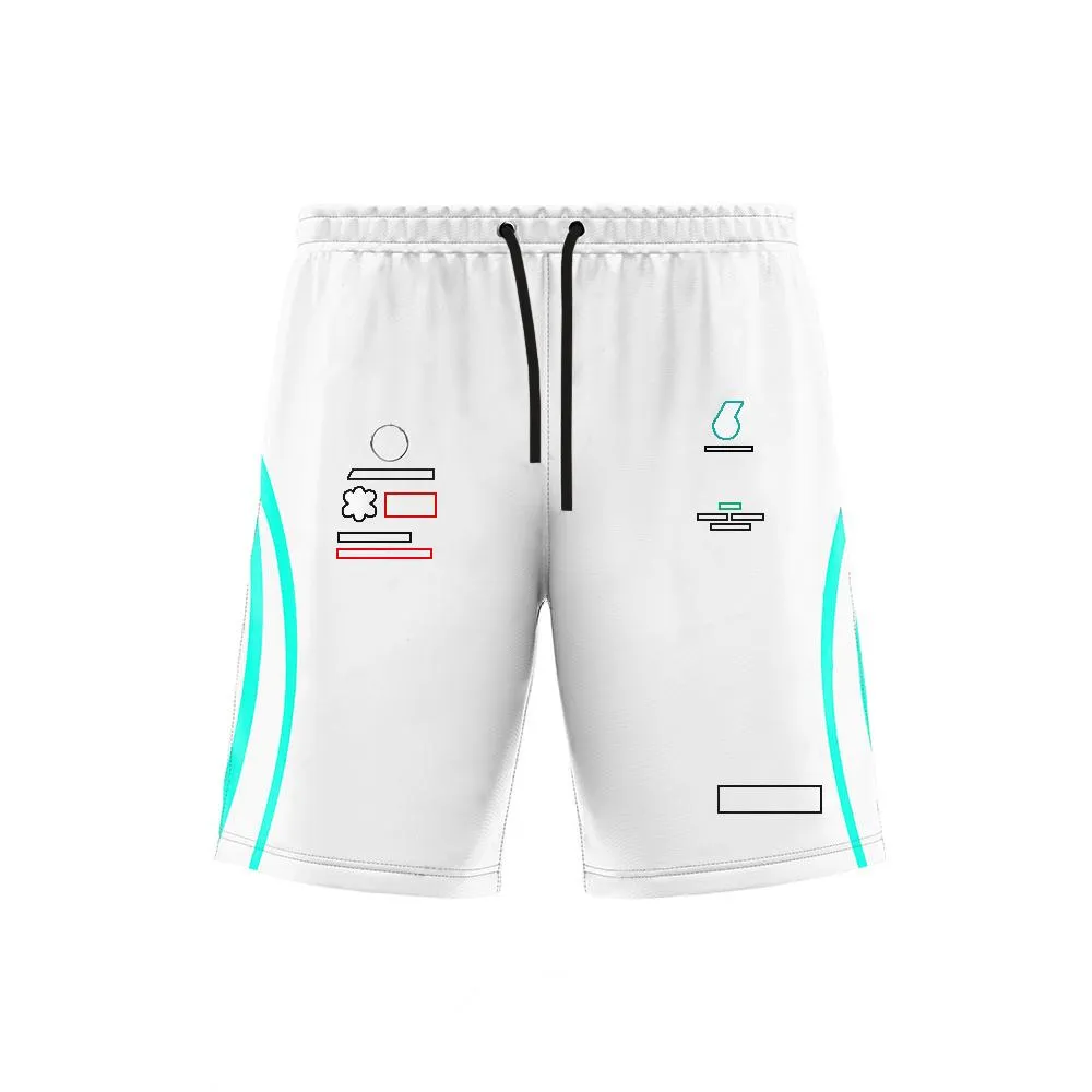 Été 2022 Nouvelle équipe F1 Formule 1 shorts sportifs shorts de sport masculin Pantalons décontractés de course Jerseys