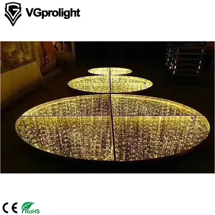 Wired 3D Golden Starlit Portable LED Dance