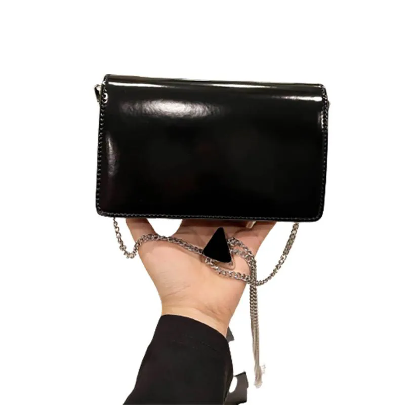 مصمم حقائب اليد المرأة الأزياء حقائب الكتف الكلاسيكية الجلود إلكتروني طباعة حقيبة يد سلاسل أنيقة حقائب حقيبة فاخرة بدون صندوق