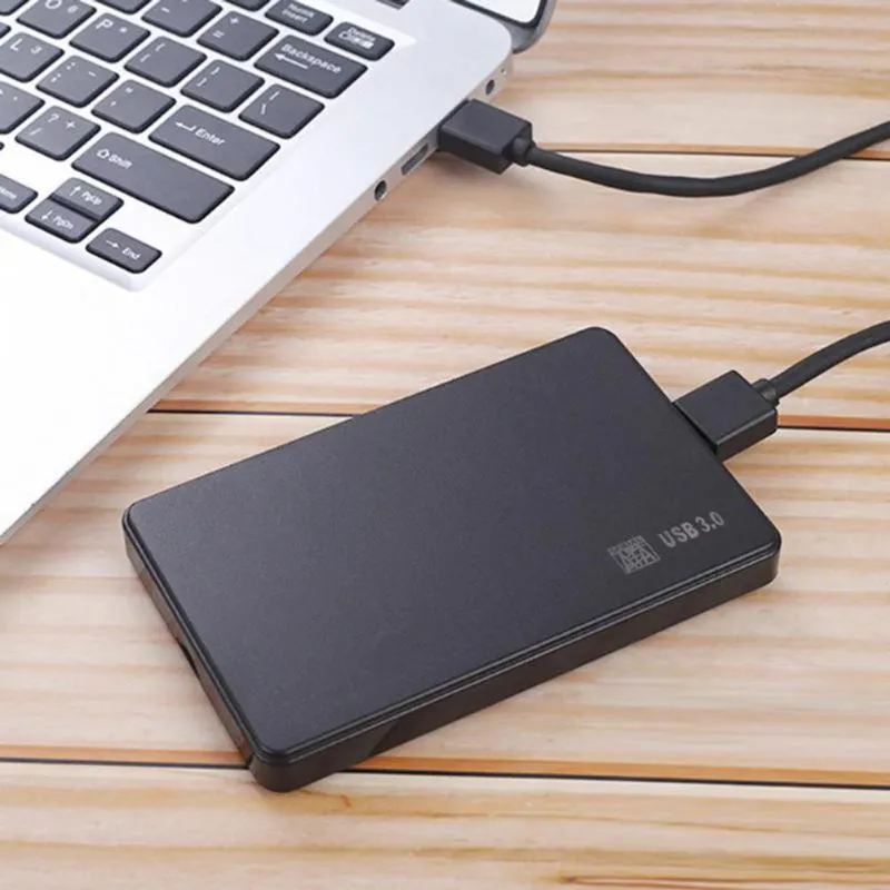 Harici sabit sürücüler 2.5 inç SATA - USB 3.0 2.0 Adaptör HDD SSD Kutusu 5 6Gbps Destek Windowss için 2 TB Sürücü Muhafaza Disk Kılıf