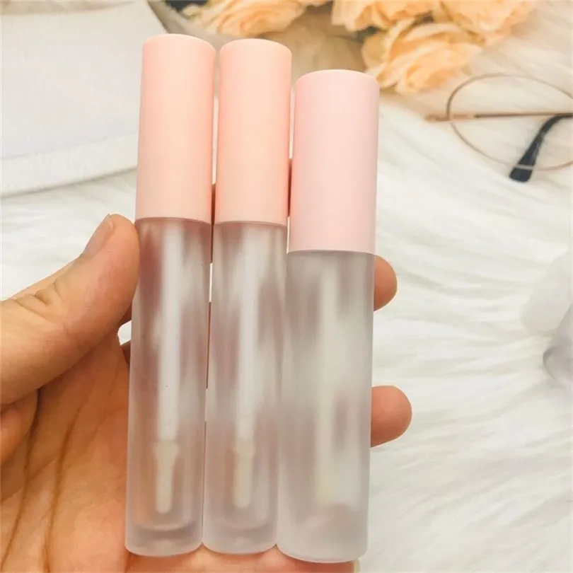 10 / 50pcs DIY Lip Gloss Boîte en plastique Conteneurs Vide Givré Lipgloss Tube Eyeliner Cils Conteneur Mini Lip Gloss Split Bouteille T200819