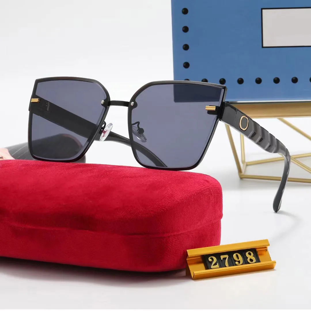 النظارات الشمسية النظارات الشمسية للشاطئ للرجال والنساء عالية الجودة Luxurys Retro Polarized Sunglass