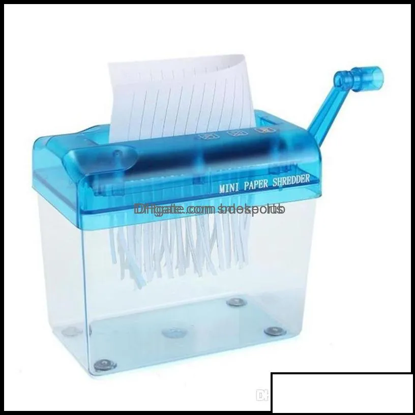 Shredders Office School Supplies Business Industrial Mini Shredder Crusher Destroyer Paper Documents Cutting Hine-Scll For Students Or