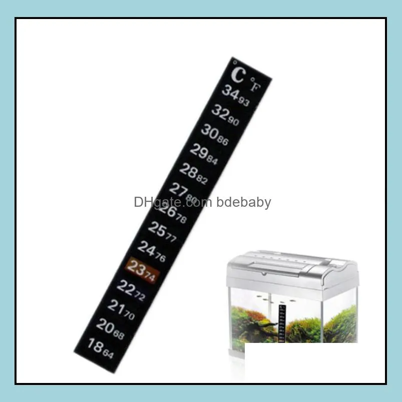 thermometer carboy fermenter homebrew beer tank temperature sticker adhesive sticky scale aquarium fish lcd stick thermomete sn1156