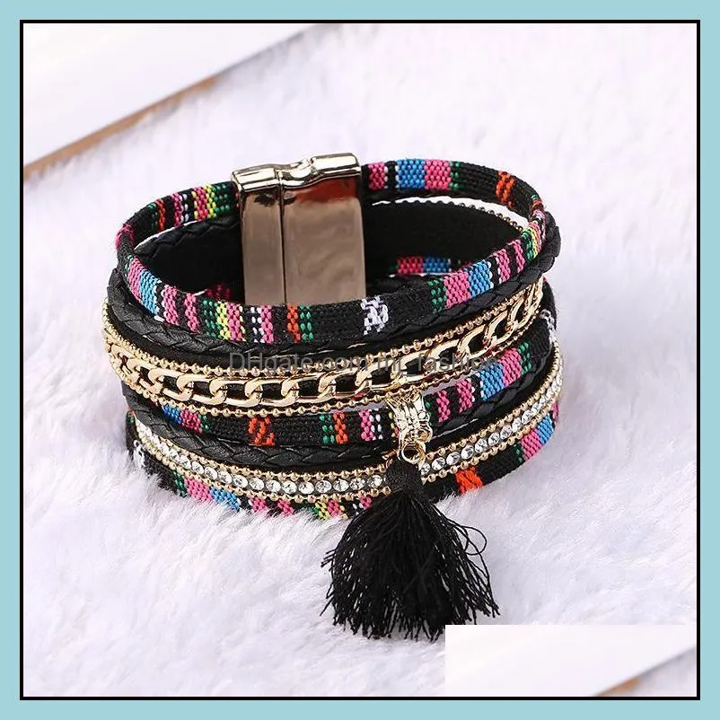 charms bracelets various fashion styles bangles friendship jewelry gift items magnetic leather bracelet