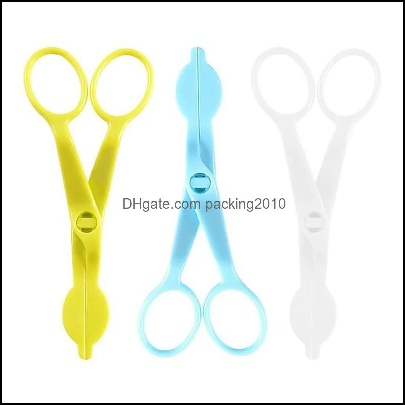 baking & pastry tools plastic scissors diy cream flower transfer lifter cake decorating tool detachable scissor kitchen gadgets