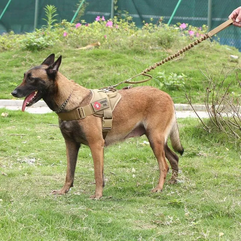 Военный тактический патруль собаки Patrol K9 Работающий ошейник для домашних животных маленький большой собачья жгут собак с ручкой для домашних животных 201101