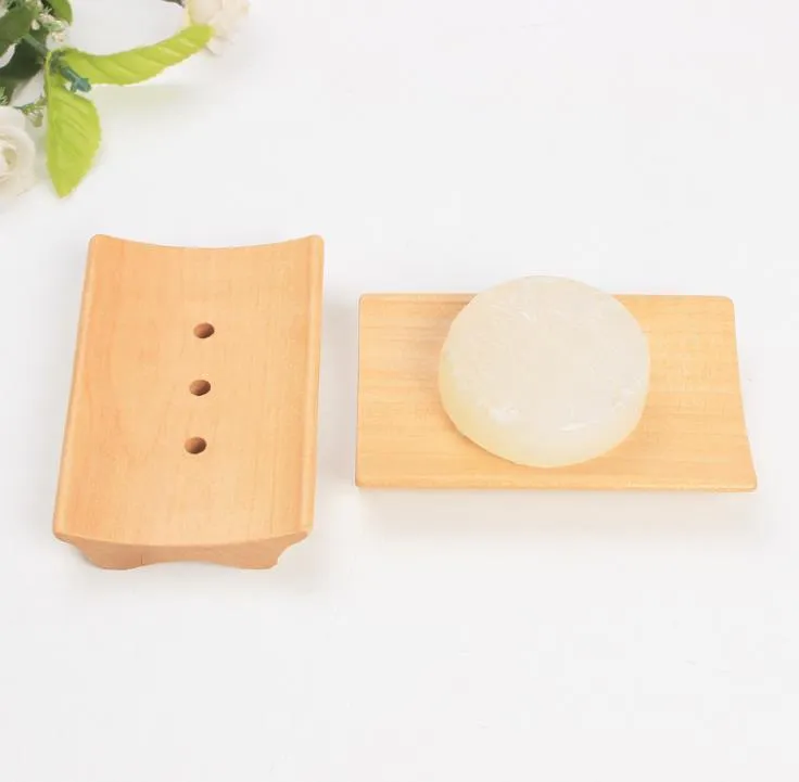 Wooden Soap Dish Fashion Handmade Soap-Tray Box DIY Soap-Holder House Ornamentation Bathroom SN5992