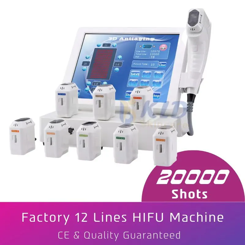 HIFU Lifting Portable 3d 4d Hifu Face Lift Slim Aesthetic Equipment 8 ...