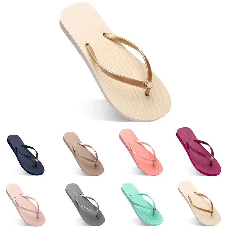 Frauen Hausschuhe Mode Flip Flops Strand Hotel Indoor Slipper Triple Schwarz Rosa Weiß Zitrone Grün Grau Blau Damen Schuhe fünf