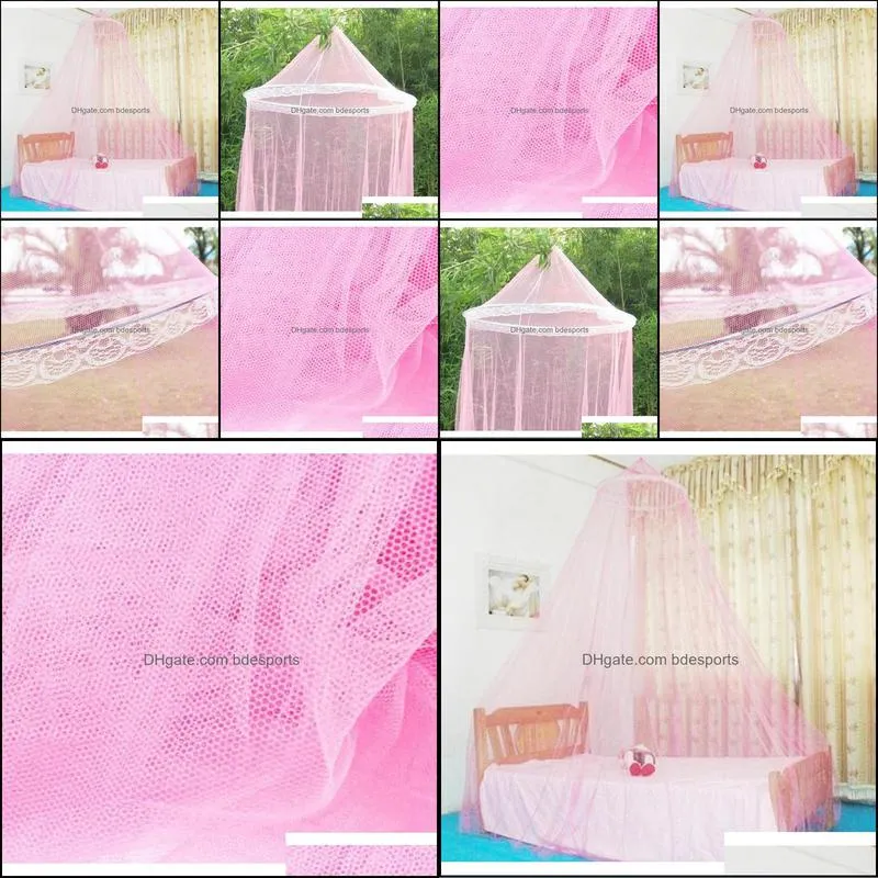 Summer Mosquito Net Elegant Round Lace Bed Canopy Netting Curtain Hang Dome Mosquito Net For Indo jllPdL jhhome