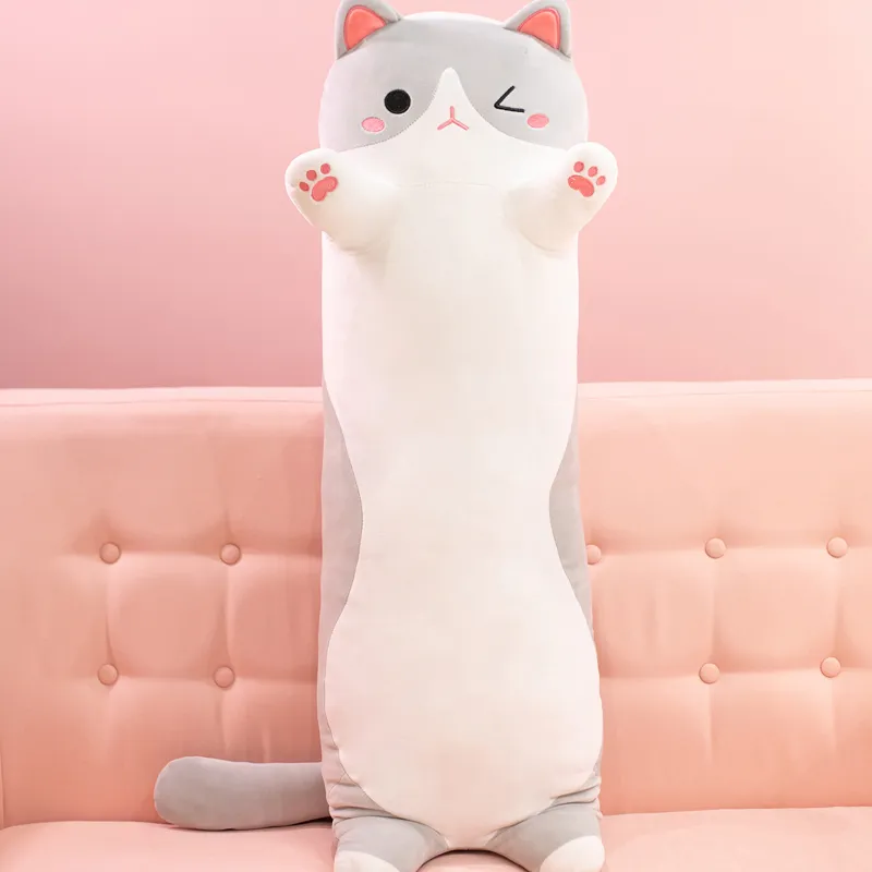 Compre Bonito dos desenhos animados gato brinquedo de pelúcia gato kawaii  brinquedo de pelúcia bebê boneca criança travesseiro macio menina  aniversário presente natal