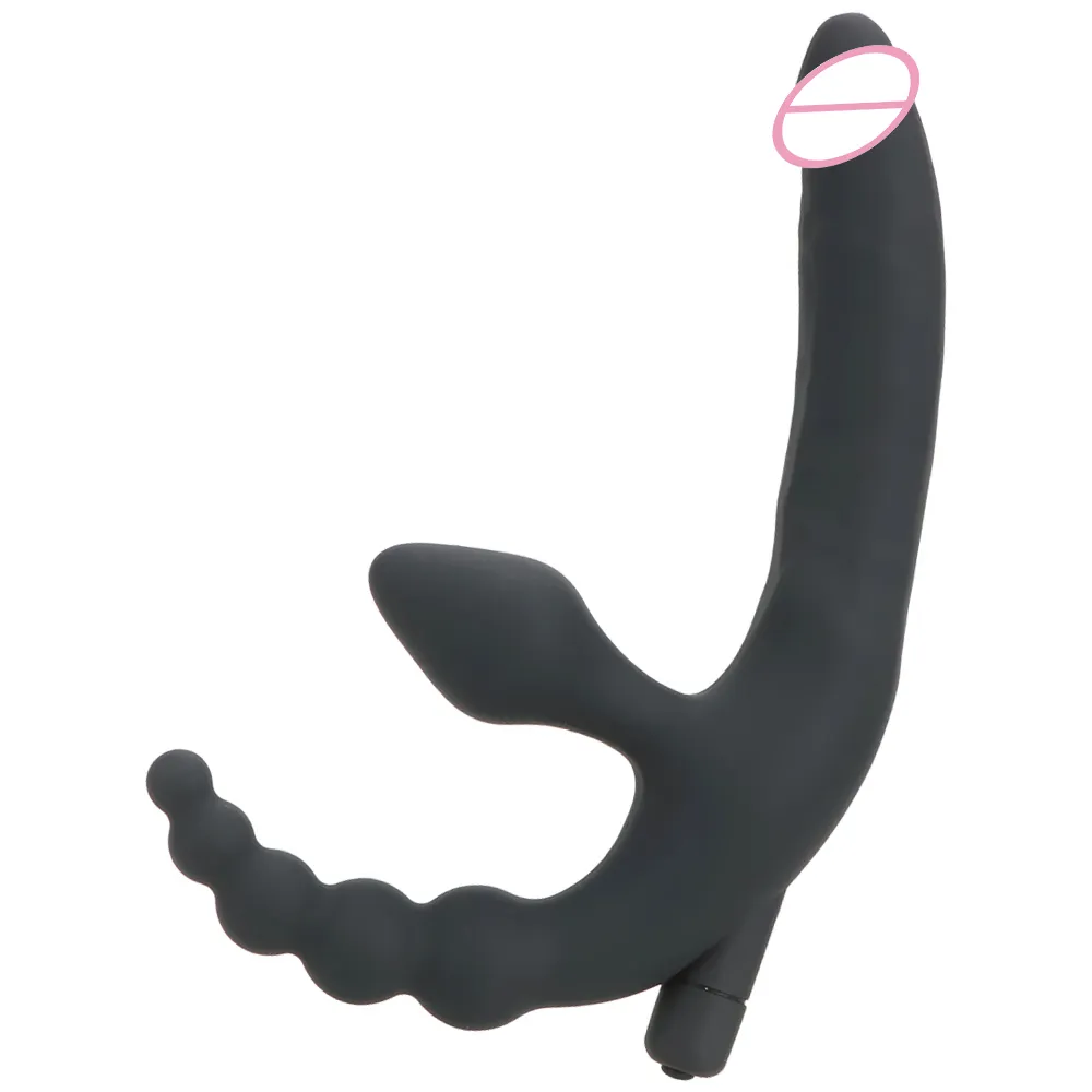 Anale Plug Vibrator Strapon Dildo Prostaat Massager Kralen Anus Stimulatie Volwassen Producten sexy Speelgoed voor Mannen Vrouwen