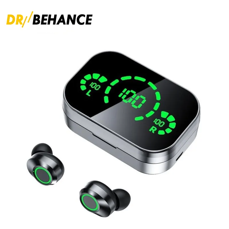 TWS YD03 Wireless Earphone Touch Control Earbuds 9D Stereo Sports Waterproof Bluetooth Headphones HD Mirror Gaming In-ear Headset For Phone